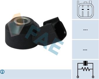 FAE 60221 Vuruntu Sensoru Transit V184 01>06 - Connect 04>13 - B-Max 12> - C-Max 06>14 - Focus Iii 11> - Monde Iv 07>01 - Fiesta 08>